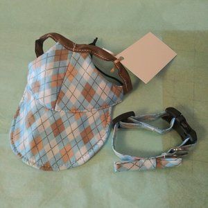 8388 Dog Hat and Bow-Tie Collar